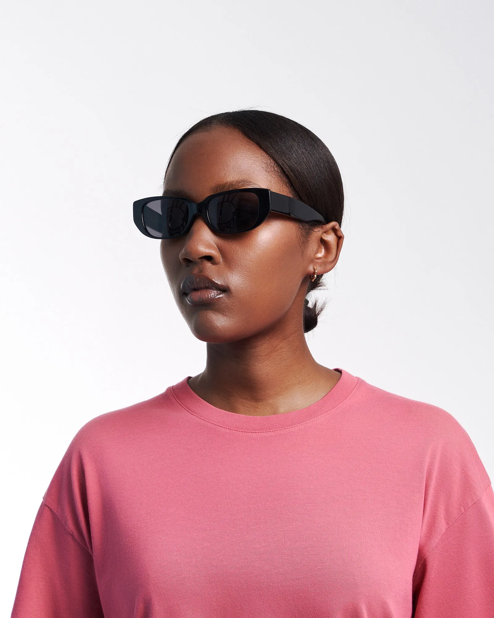 Sunglass 10 - Deep Black Solid - Lavender sold by Colorful Standard product image thumbnail 4
