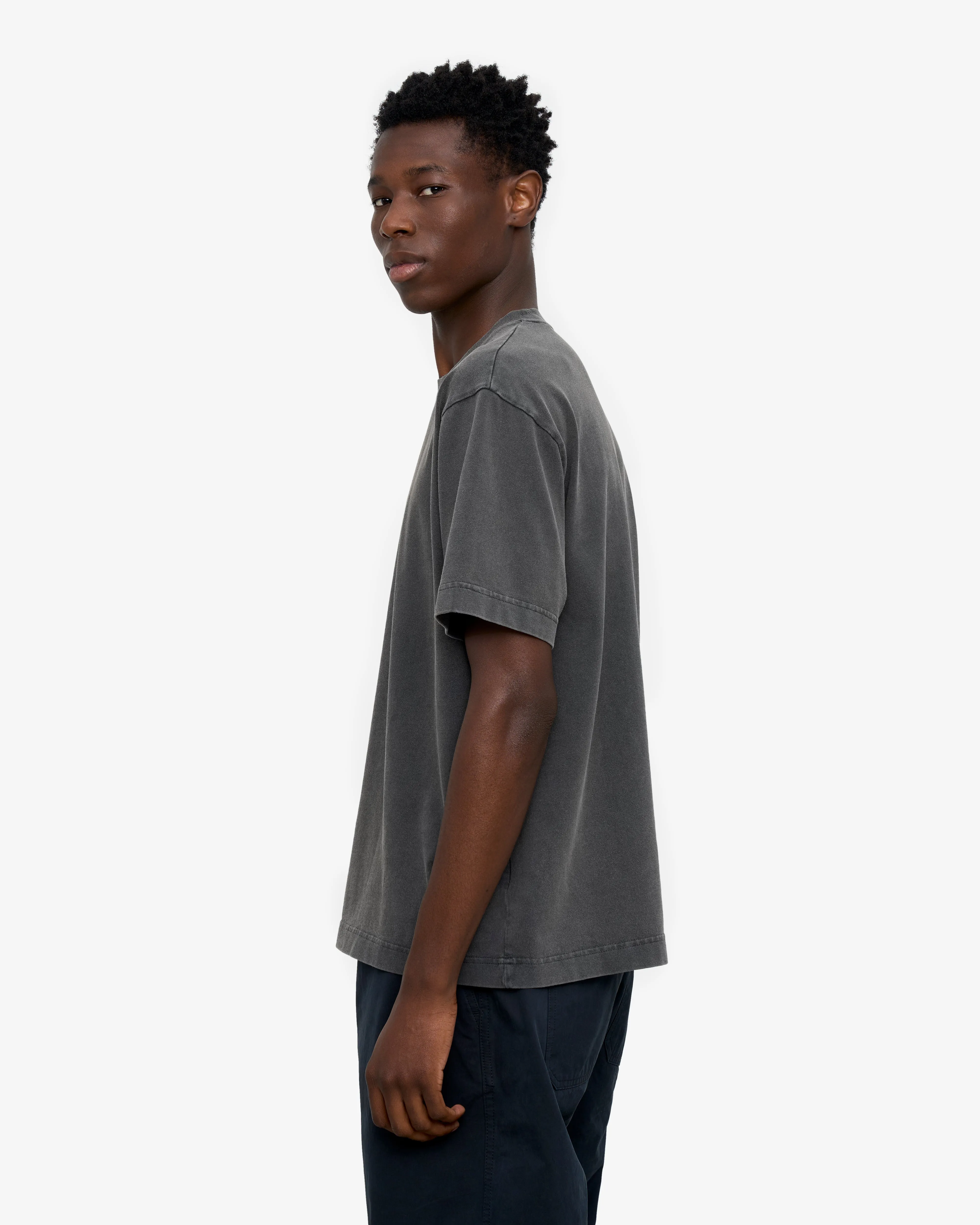 Heavy Organic Boxy Tee - Faded Black sold by Colorful Standard product image thumbnail 3