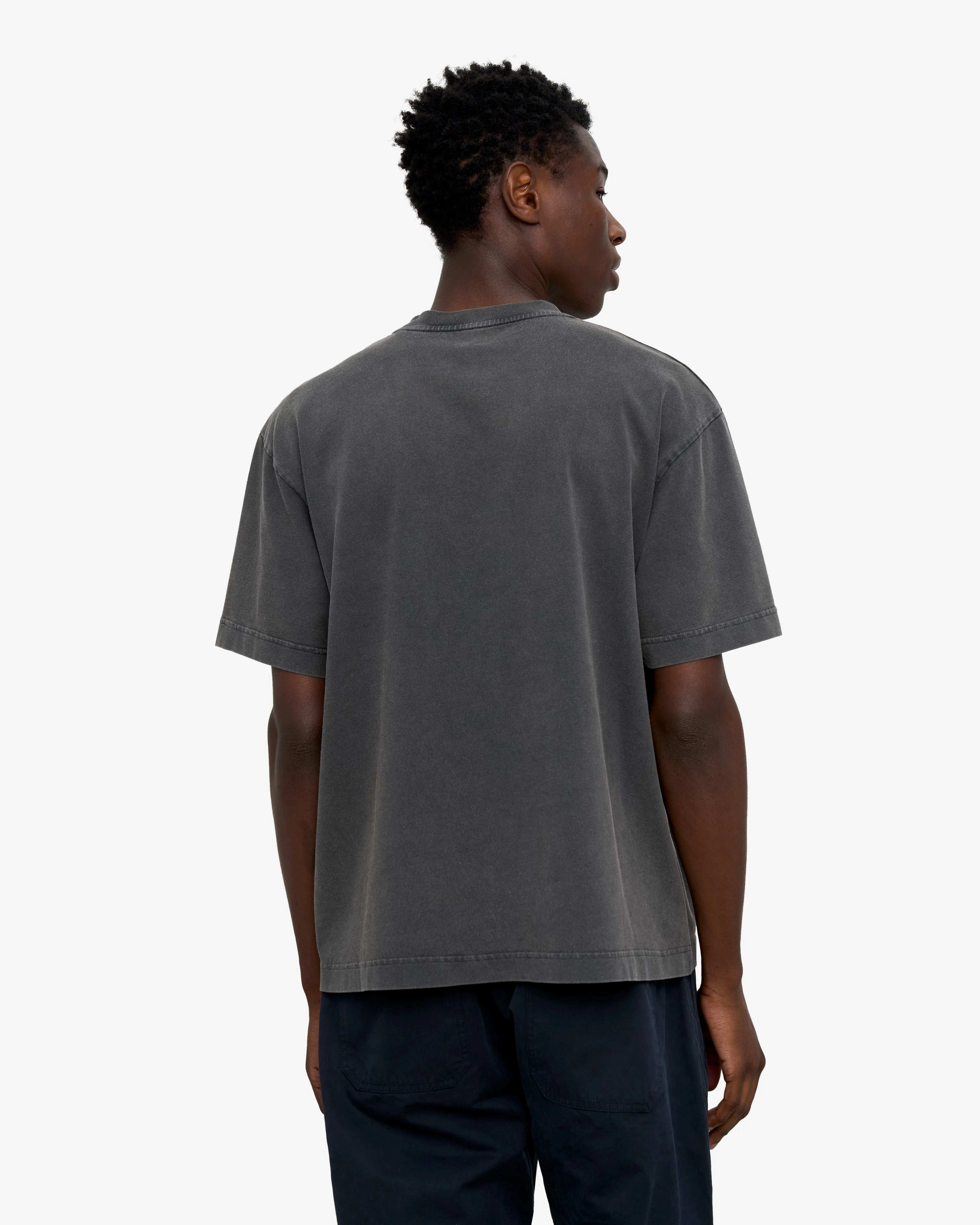 Heavy Organic Boxy Tee - Faded Black sold by Colorful Standard product image thumbnail 4