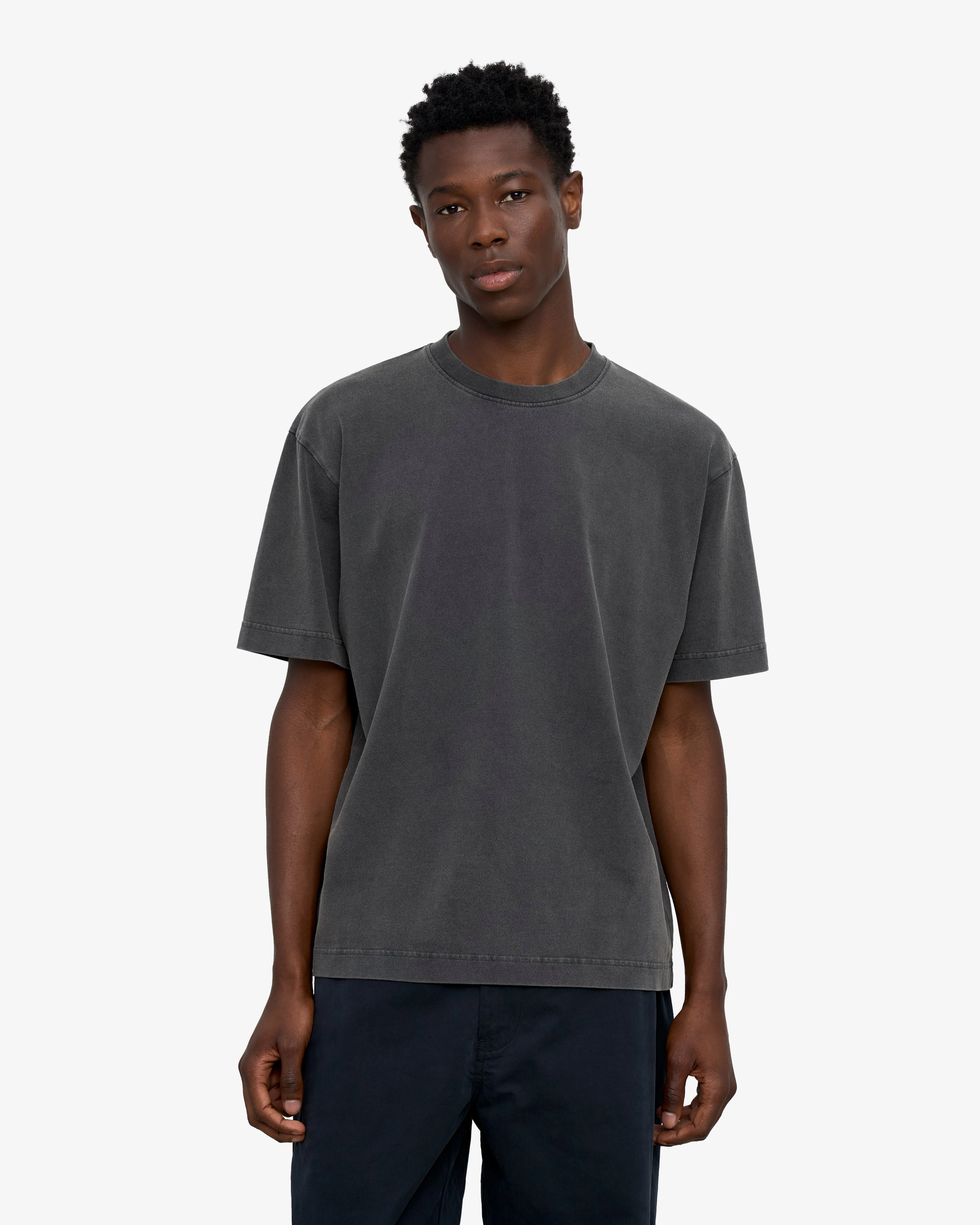 Heavy Organic Boxy Tee - Faded Black sold by Colorful Standard product image thumbnail 2