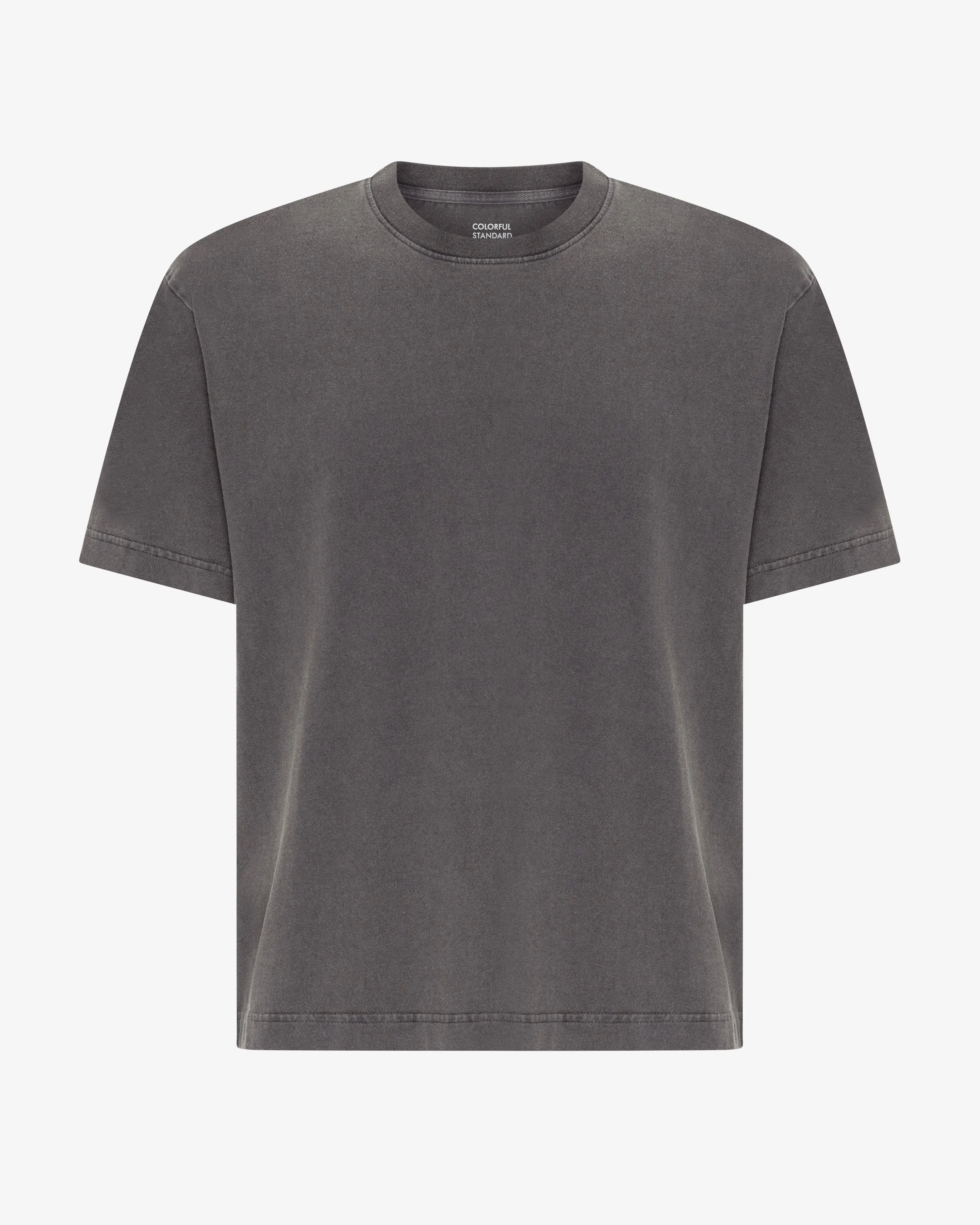 Heavy Organic Boxy Tee - Faded Black sold by Colorful Standard