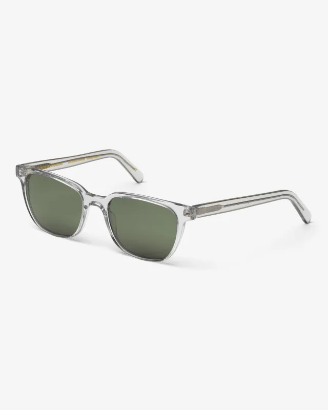 Sunglass 14 - Storm Grey - Green made by Colorful Standard