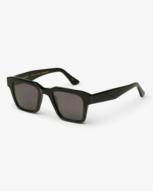 Sunglass 03 - Deep Black Solid - Black made by Colorful Standard
