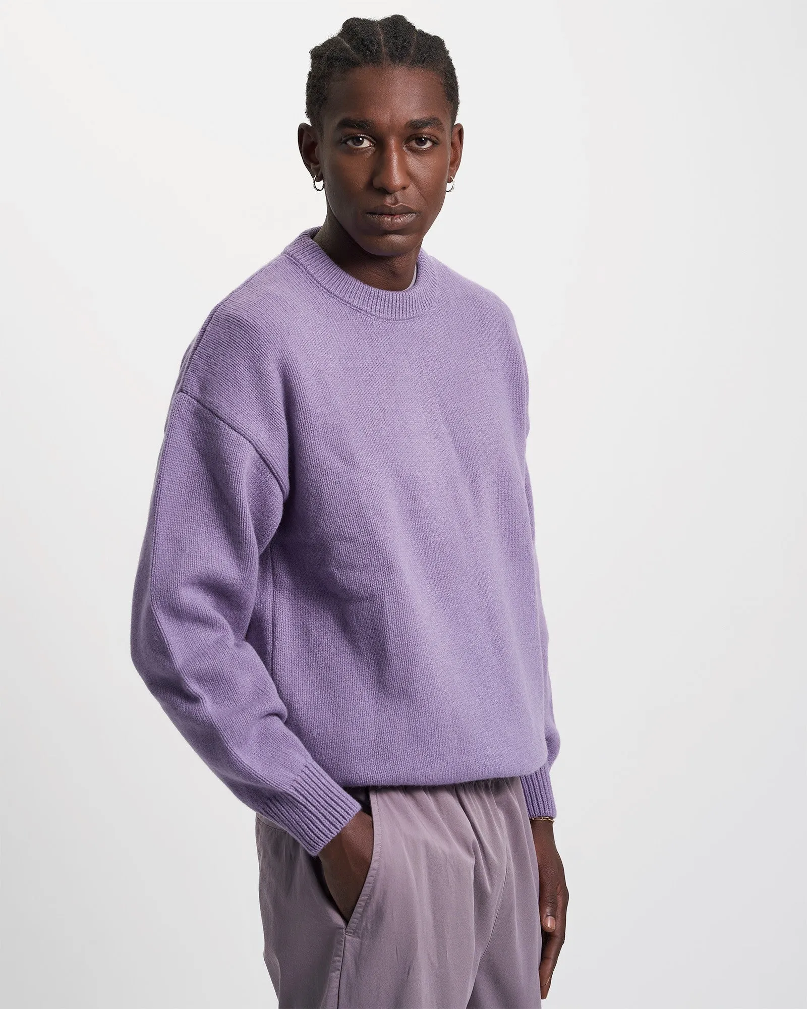 Oversized Merino Wool Crew - Heather Grey sold by Colorful Standard product image thumbnail 3