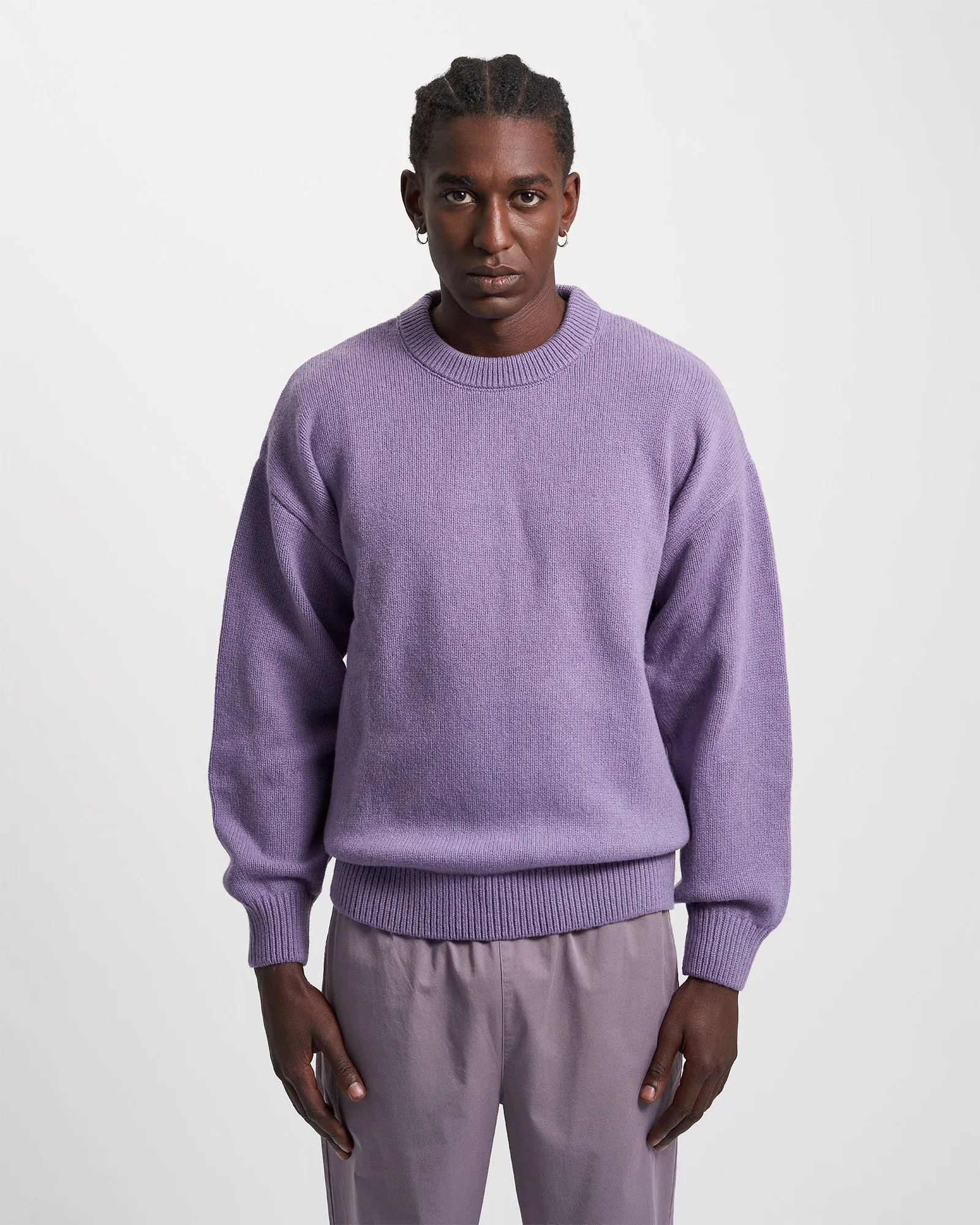 Oversized Merino Wool Crew - Heather Grey sold by Colorful Standard product image thumbnail 2