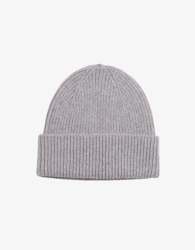 Merino Wool Beanie - Heather Grey sold by Colorful Standard