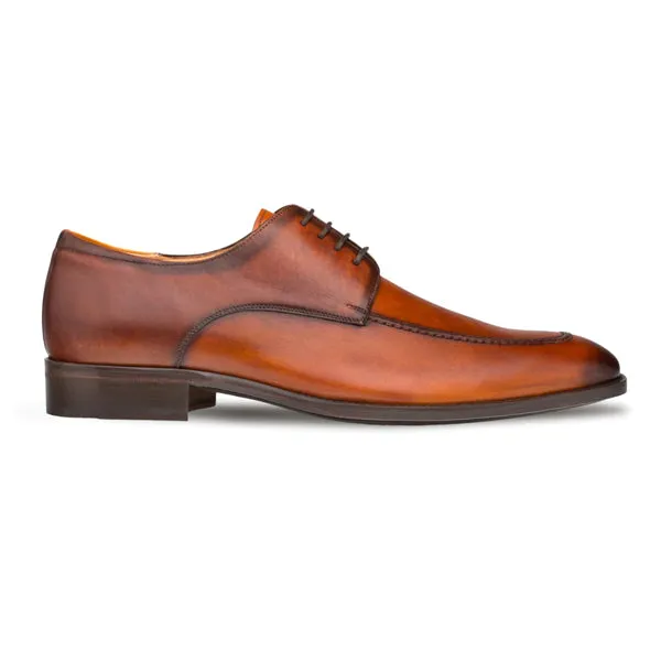 Mezlan Men's Coventry Moc Toe Derby 9204 Cognac sold by J&Z Couture