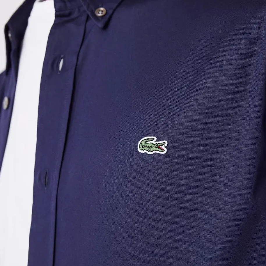 Lacoste Men's Regular Fit 100% Cotton Shirt in Purple CH2933-51-166 sold by J&Z Couture product image thumbnail 4