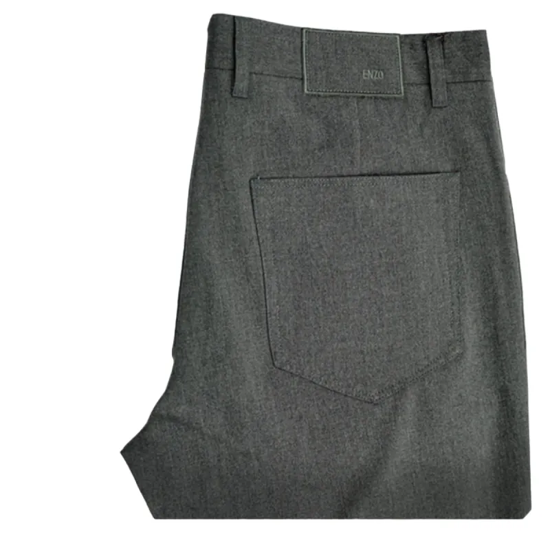 Berlin-2 Gray Tropical Jeans by Enzo Tovare Berlin-2 Charcoal sold by J&Z Couture