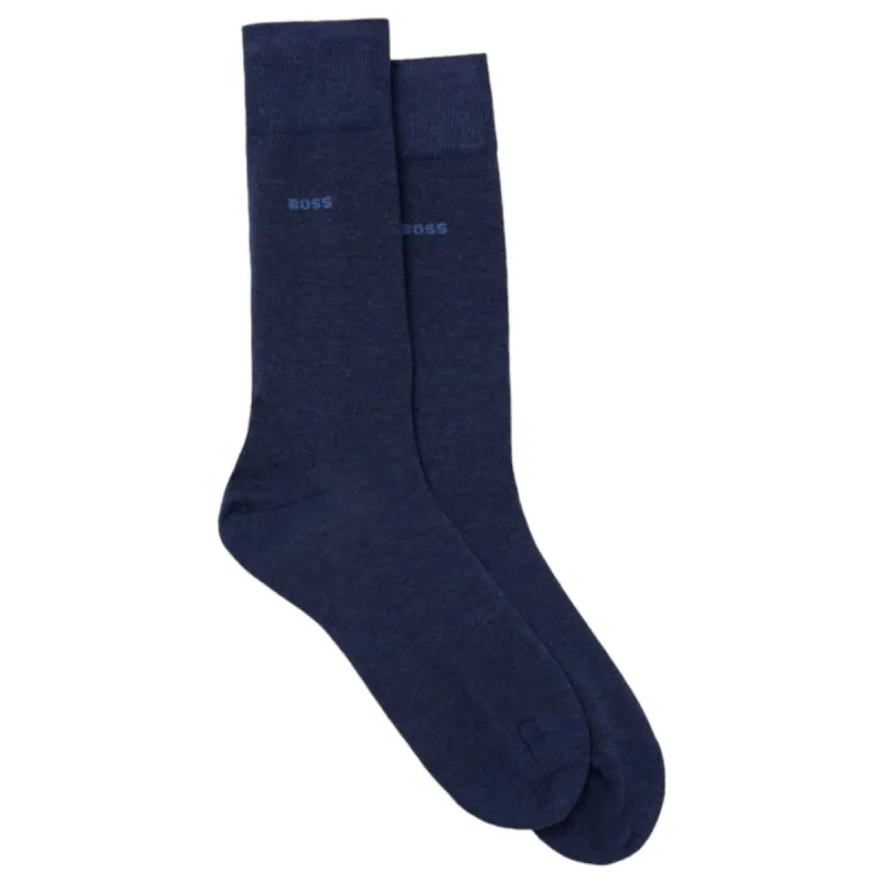 BOSS Mens Regular Length Socks Open Blue  50509433 468 sold by J&Z Couture