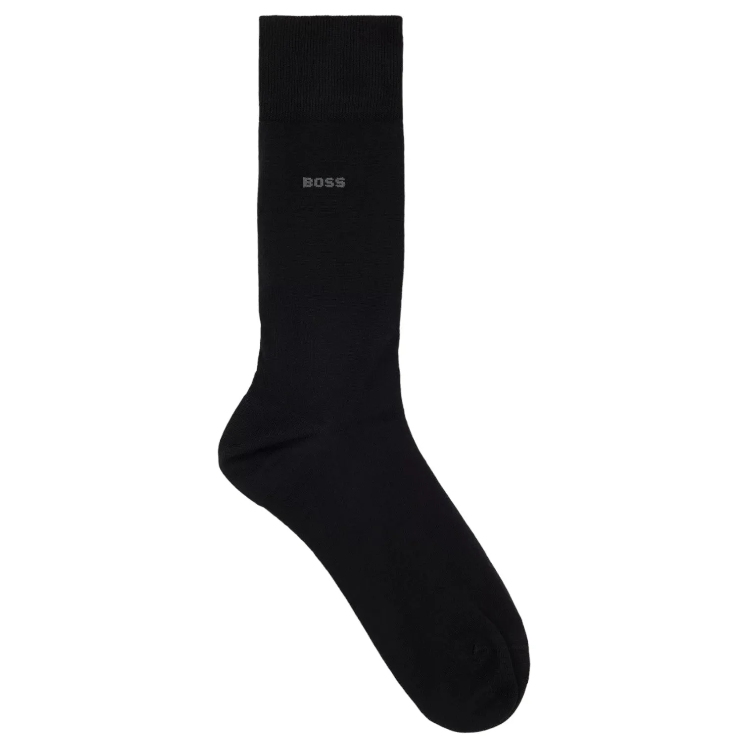 BOSS Two-Pack Of Regular-Length Socks In Stretch Cotton In Black 50509433 001 sold by J&Z Couture product image thumbnail 2