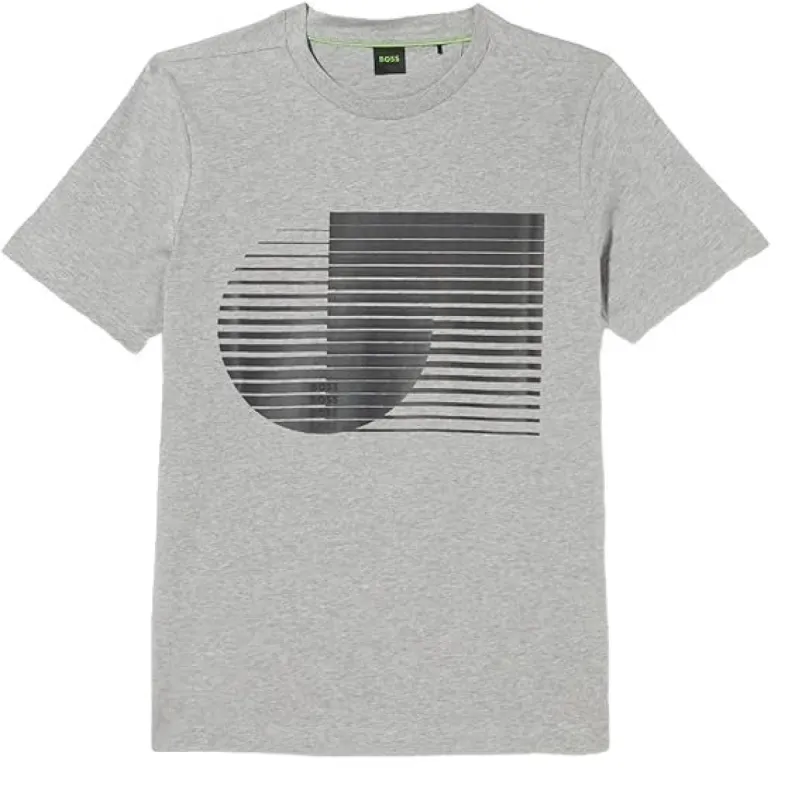 BOSS Graphic T-Shirt-Gray  50491337-059 sold by J&Z Couture