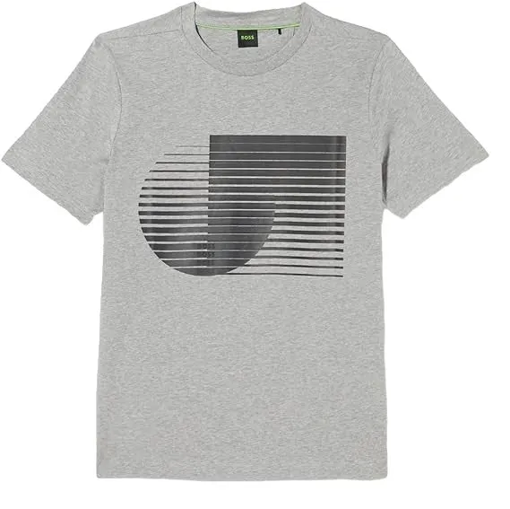 BOSS Graphic T-Shirt-Gray 50491337-059 sold by J&Z Couture
