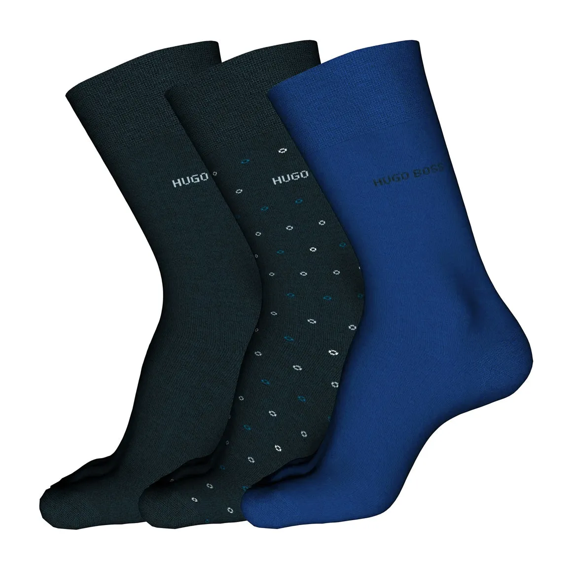 BOSS Men's 3-Pack Gift Set of Regular Length Cotton-Blend Socks 50449399-401 sold by J&Z Couture