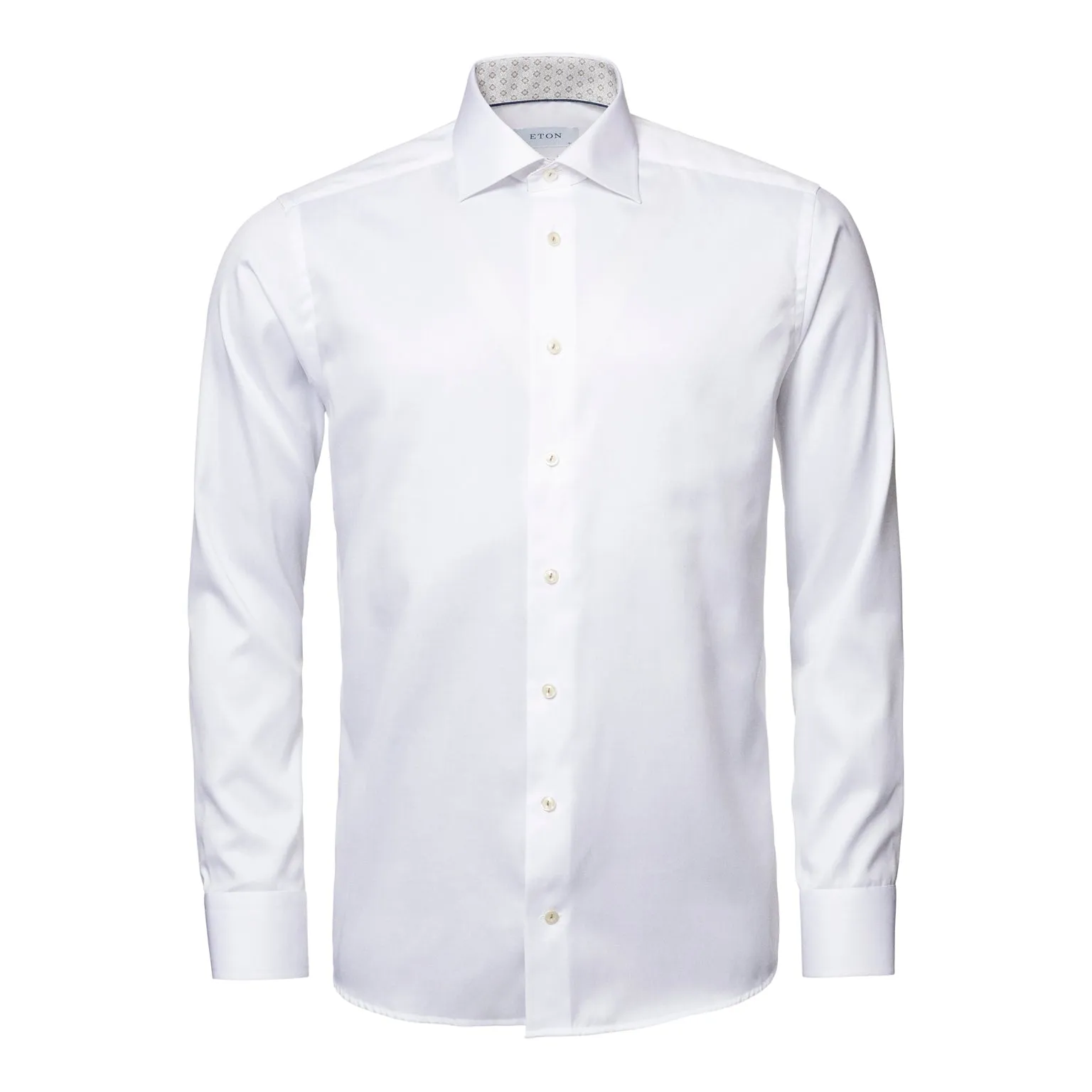 Eton Cotton Signature Twill Shirt with Paisley Contrast Details 100003278 00 sold by J&Z Couture product image thumbnail 2