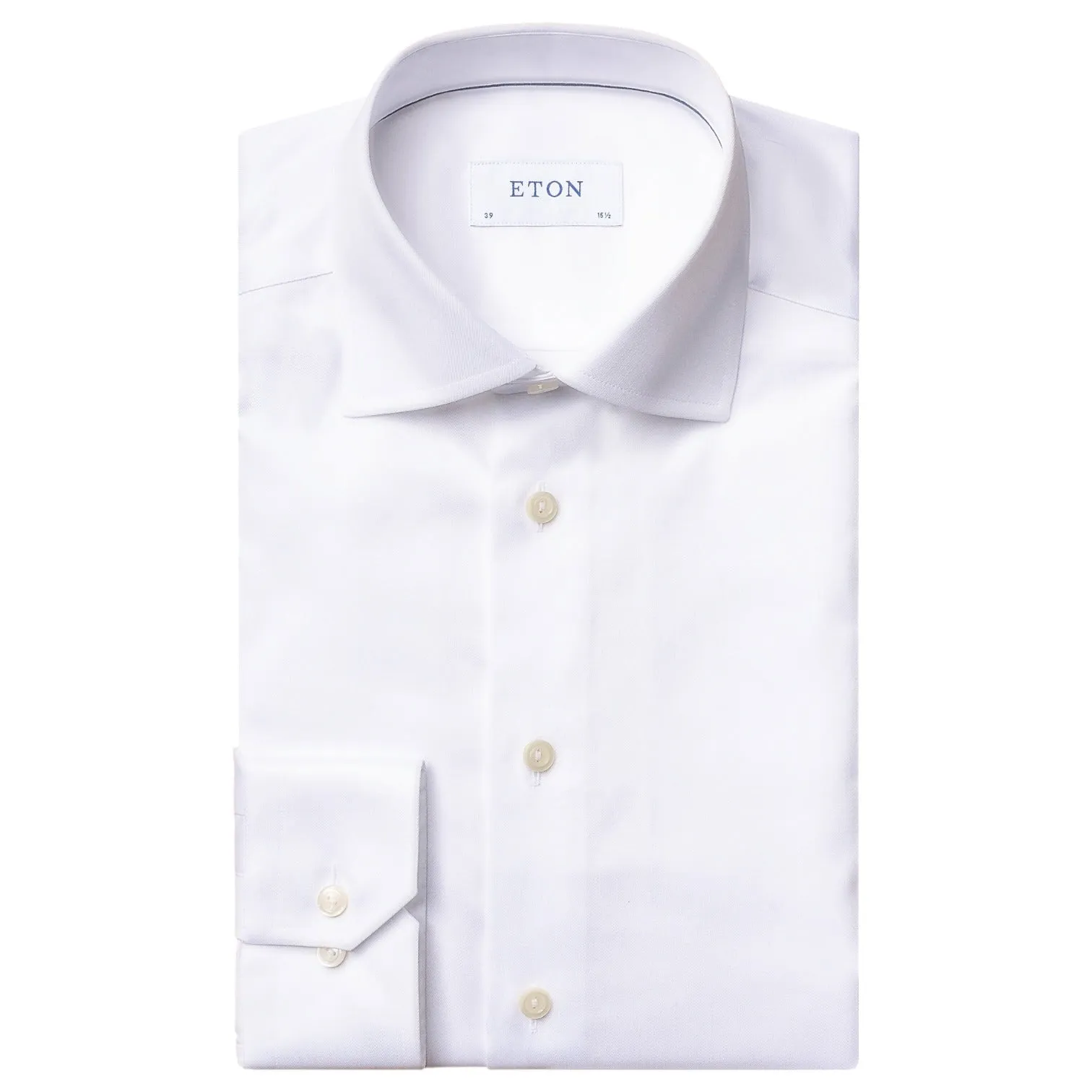 Eton White Signature Twill Cut Away Single Slim/Contemporary 300079511 00 sold by J&Z Couture
