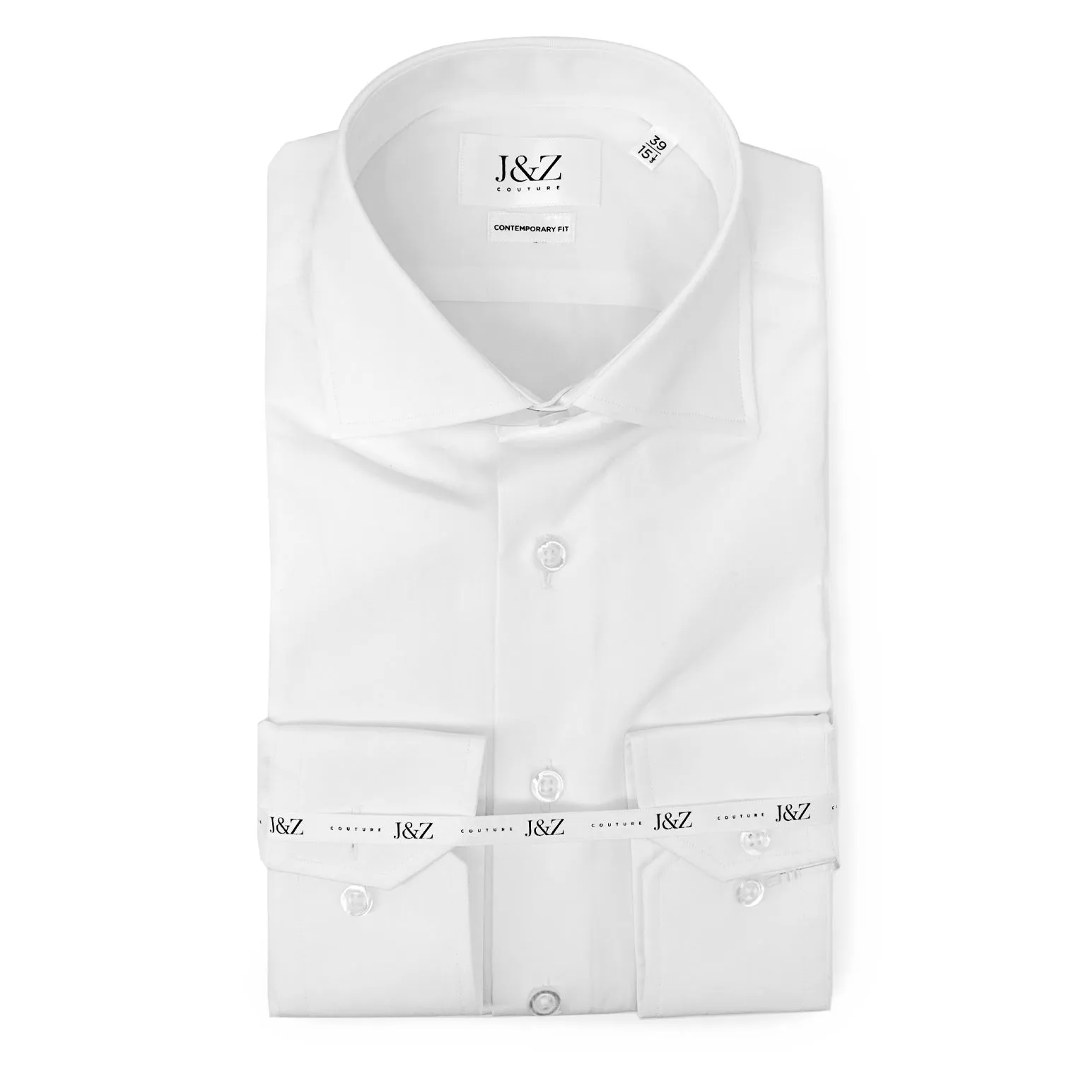 J&Z Couture White Button Down Dress Shirt, Pop Queen (100% Cotton) sold by J&Z Couture