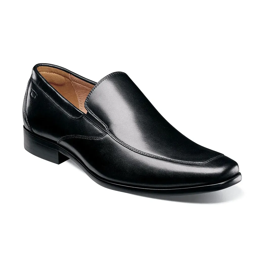 Florsheim Men's Postino Moc Toe Venetian Slip On Shoe in Black 15176-005 sold by J&Z Couture