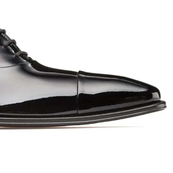 Mezlan Men's Patent Leather Formal Oxford Shoe E20264 Tux Black sold by J&Z Couture product image thumbnail 4