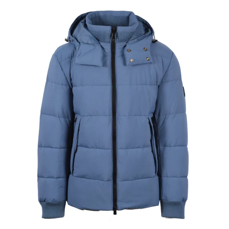 BOSS Men's Water Repellent Corleon Jacket in Bright Blue  50478378-438 made by Hugo Boss