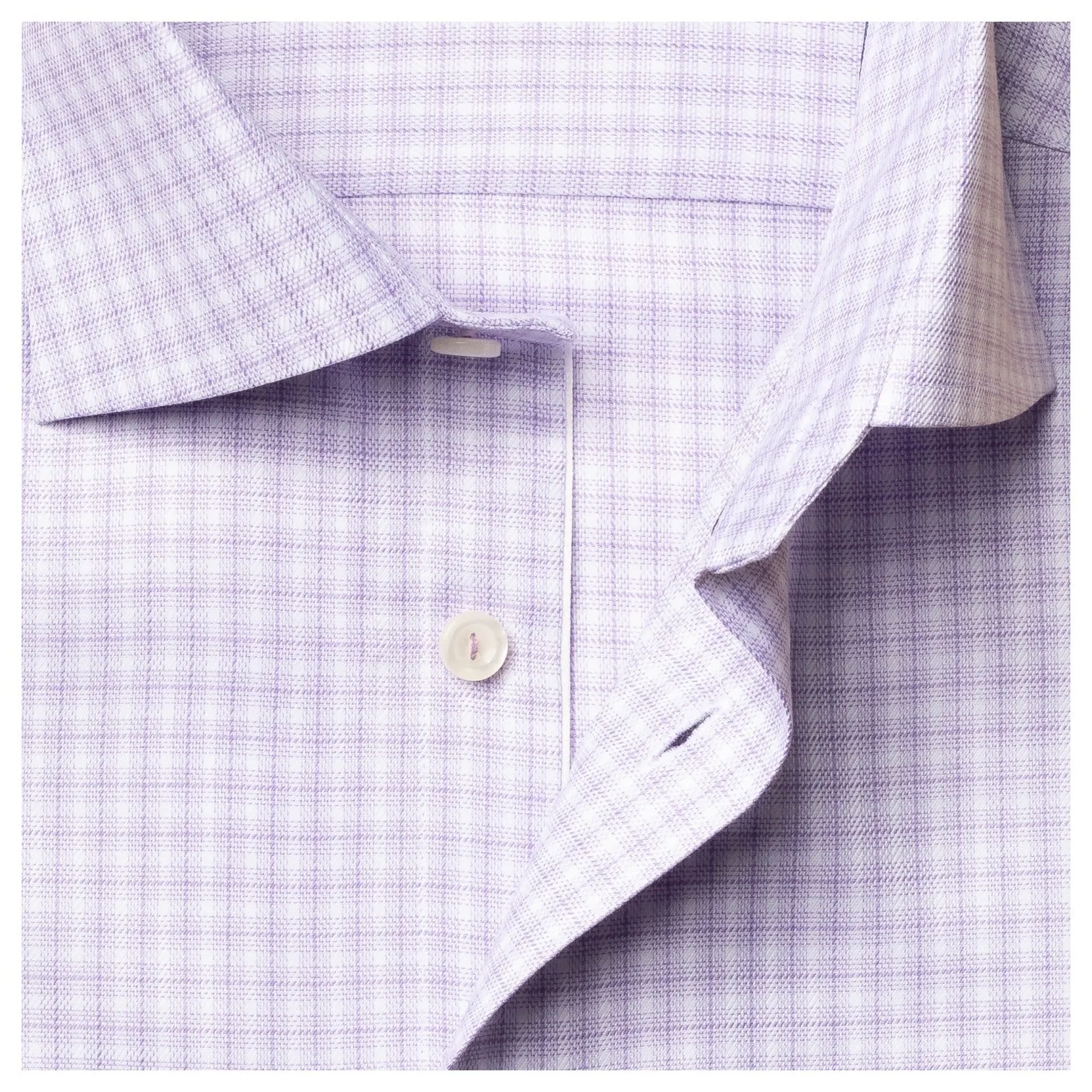Eton Purple Plaid Shirt In Contemporary Fit 100002209 71 sold by J&Z Couture product image thumbnail 4
