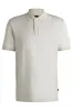 Boss Structured-Cotton Polo Shirt With Solid Trims  50518563 131 sold by J&Z Couture