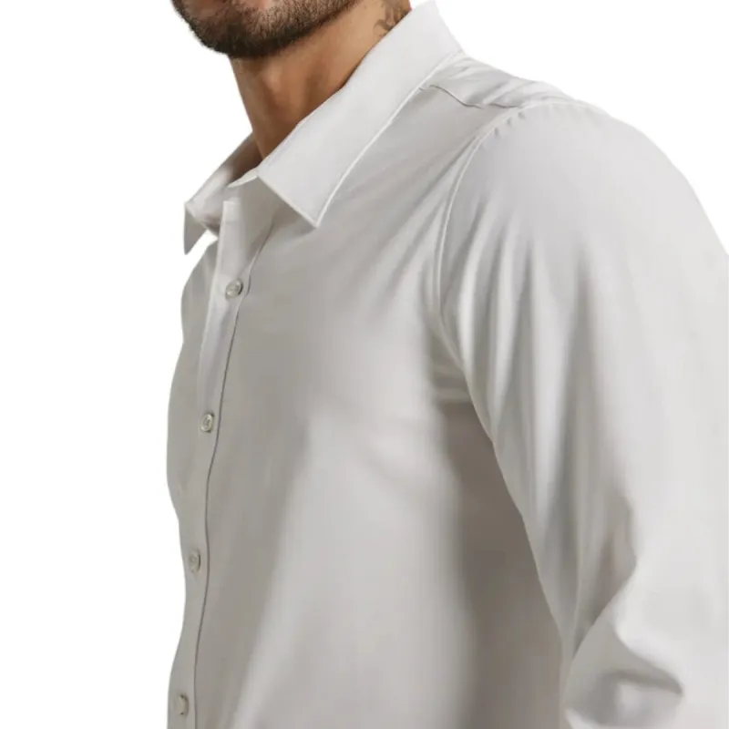 7 Diamonds Liberty 4-Way Stretch Button Down Shirt SMK-7334 WHITE sold by J&Z Couture