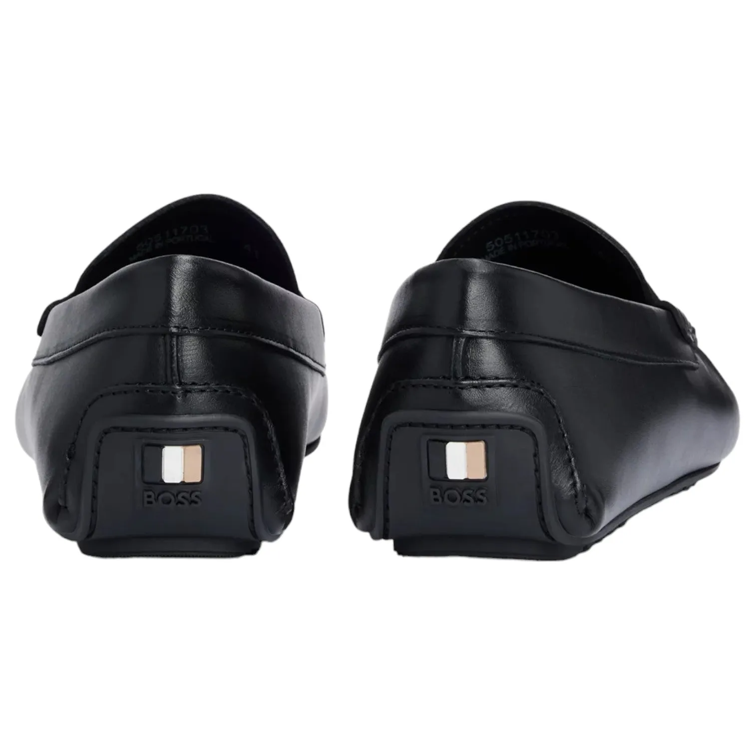 Boss Nappa-Leather Driver Moccasins With Embossed Logo 50511703-001 sold by J&Z Couture product image thumbnail 2