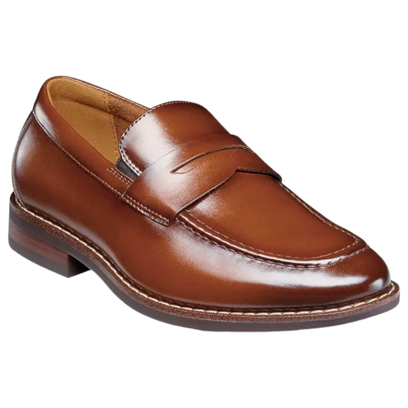 Florsheim Rucci Jr. Boys Moc Toe Penny Loafer  16696 221 Brown made by Florsheim