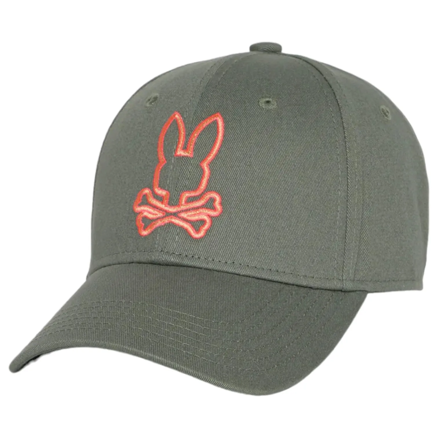 Psycho Bunny Floyd Baseball Cap In Agave Green B6A326B2HT Agave Green sold by J&Z Couture