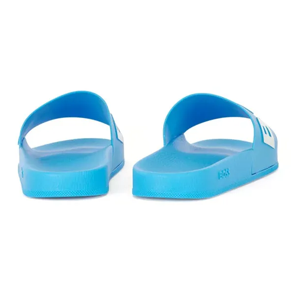 BOSS Men's Slides in Bright Blue 50471271-439 sold by J&Z Couture product image thumbnail 4