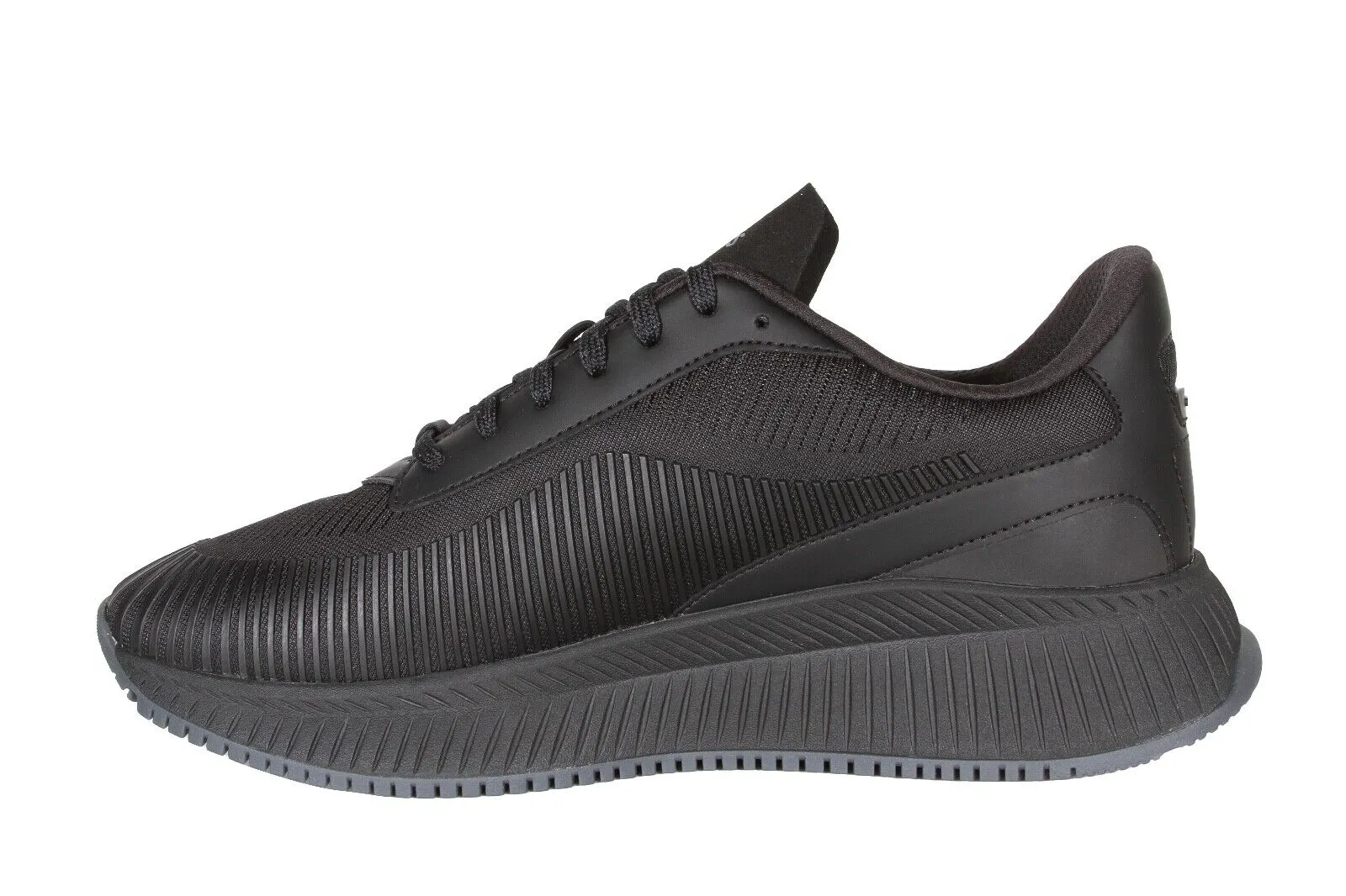 BOSS Mixed-Material Trainers with Rubberized Faux Leather 50503493-005 sold by J&Z Couture product image thumbnail 3