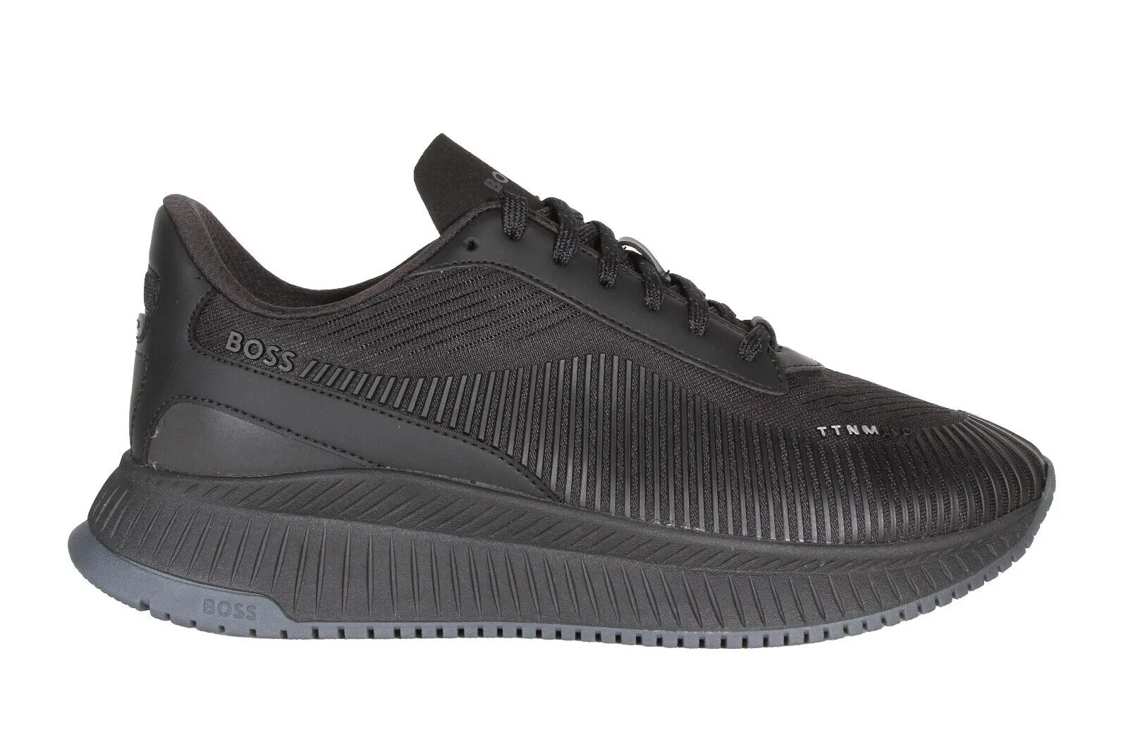 BOSS Mixed-Material Trainers with Rubberized Faux Leather 50503493-005 sold by J&Z Couture product image thumbnail 2