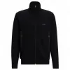 BOSS Zip-Up Sweat Set With Logo Print In Black  50504730 001 sold by J&Z Couture