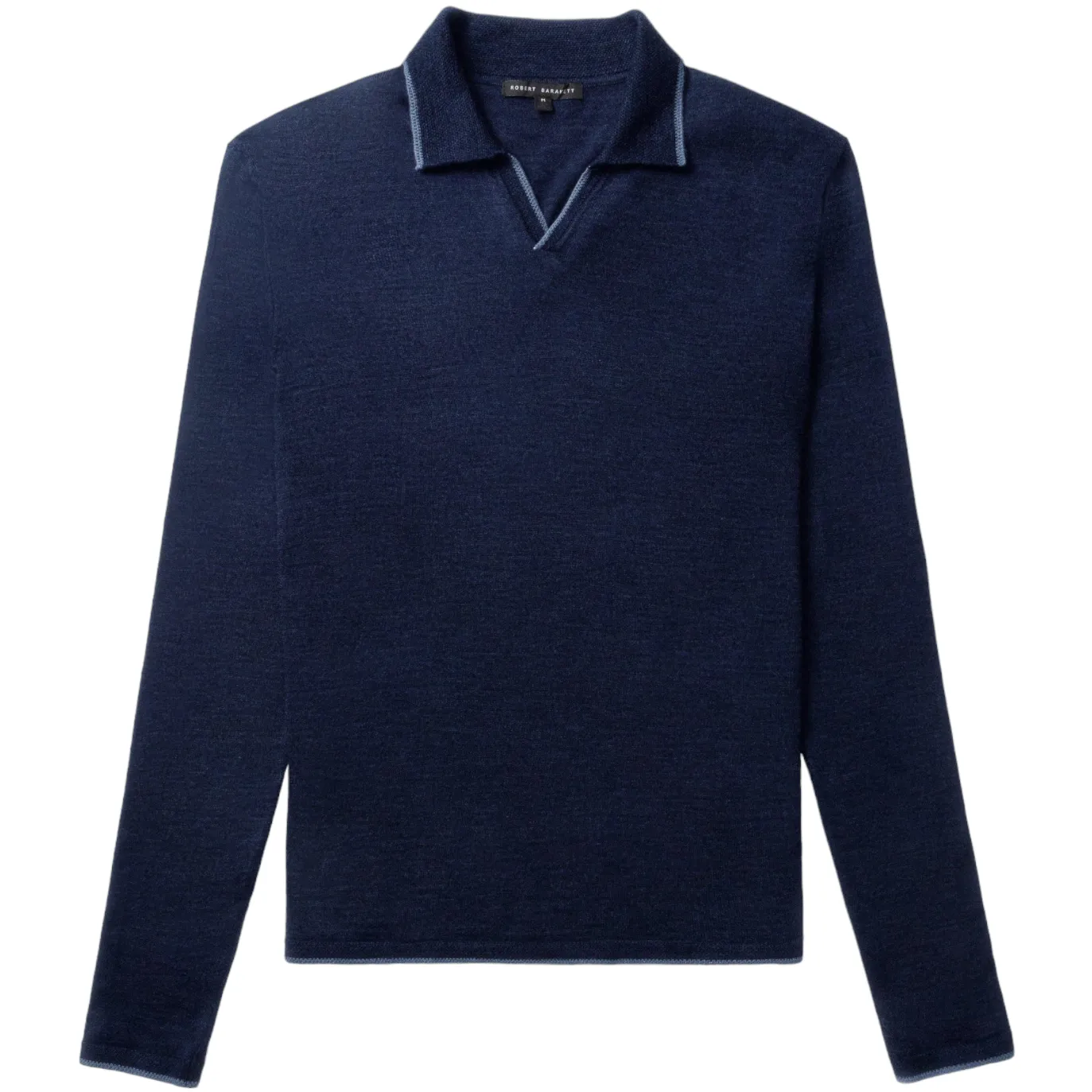 Robert Barakett Hollow Wood Open Collar Polo RB32192 NAVY sold by J&Z Couture product image thumbnail 4