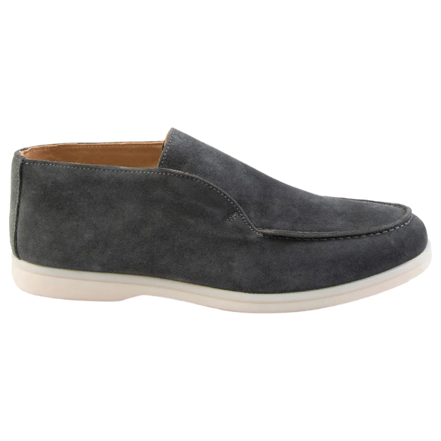 AXNY Boys Suede Shoes In Gray SS4101 Gray sold by J&Z Couture product image thumbnail 3