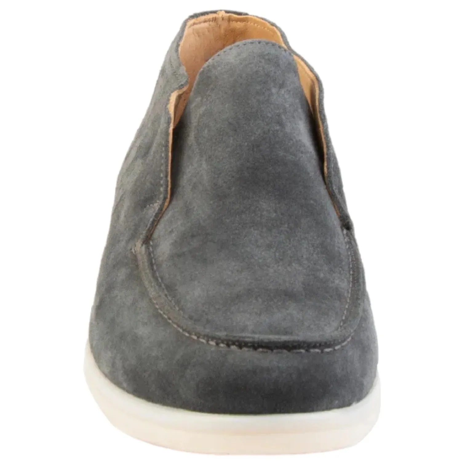 AXNY Boys Suede Shoes In Gray SS4101 Gray sold by J&Z Couture product image thumbnail 2