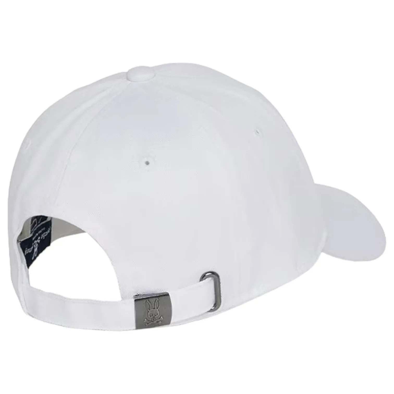 Psycho Bunny Floyd Baseball Cap In White B6A326B2HT White sold by J&Z Couture product image thumbnail 2