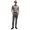 Boss C-Penrose 45 Mercerized-Cotton Slim-Fit Polo Shirt With Houndstooth Jacquard 50518875 041 sold by J&Z Couture