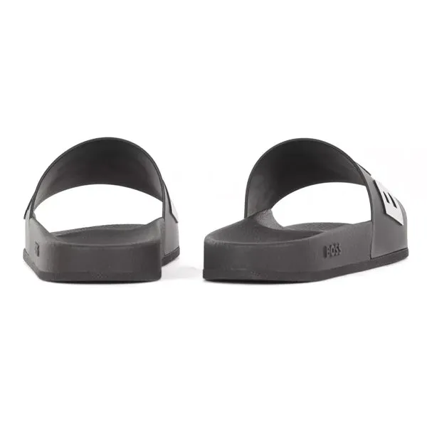 BOSS Men's Slides in Black 50425152-001 sold by J&Z Couture product image thumbnail 4
