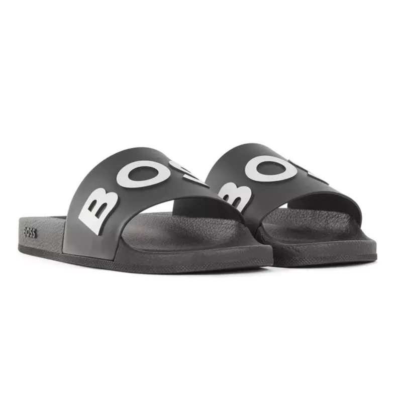 BOSS Men's Slides in Black  50425152-001 sold by J&Z Couture