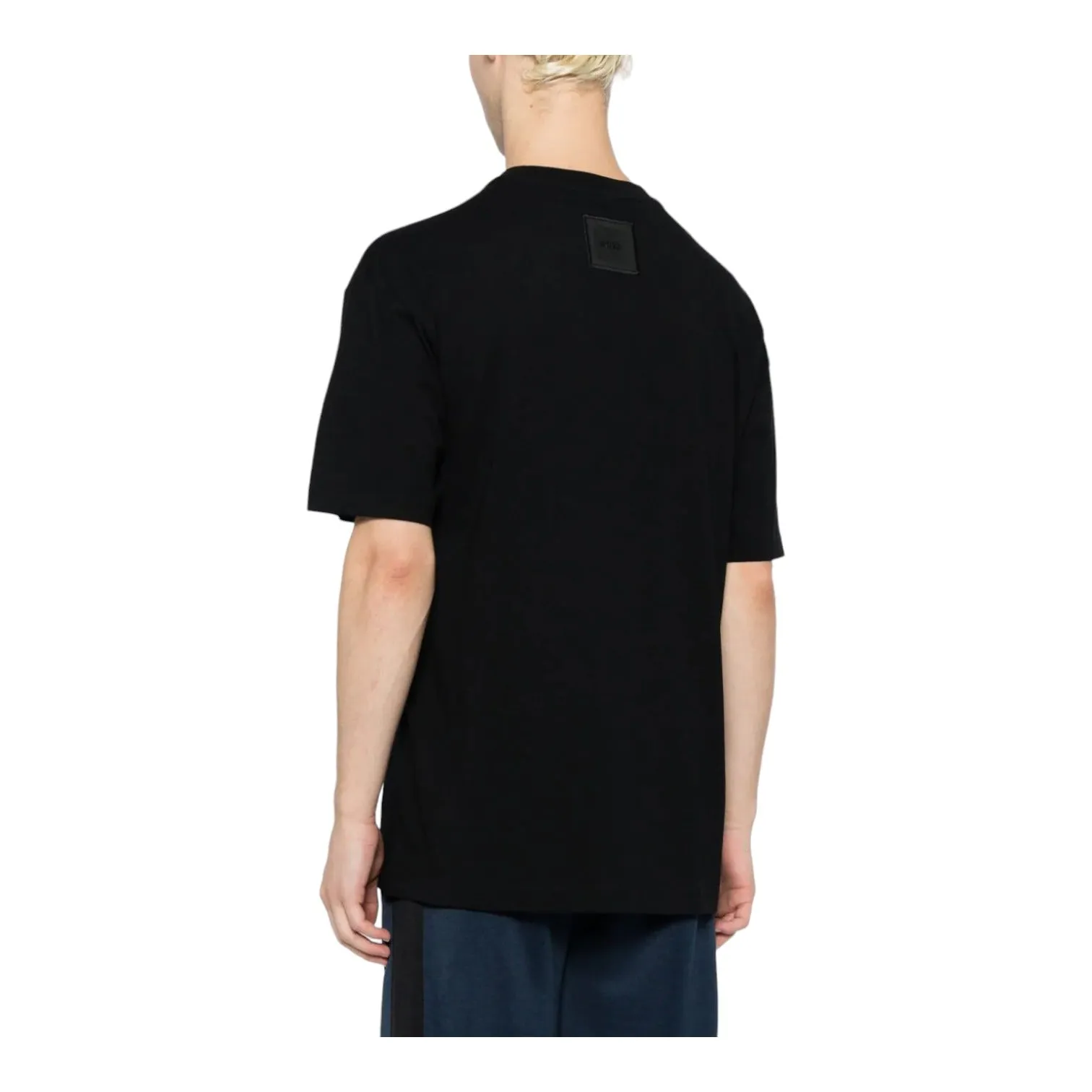 BOSS Logo-Print Cotton T-Shirt In Black 50501232-001 sold by J&Z Couture product image thumbnail 3