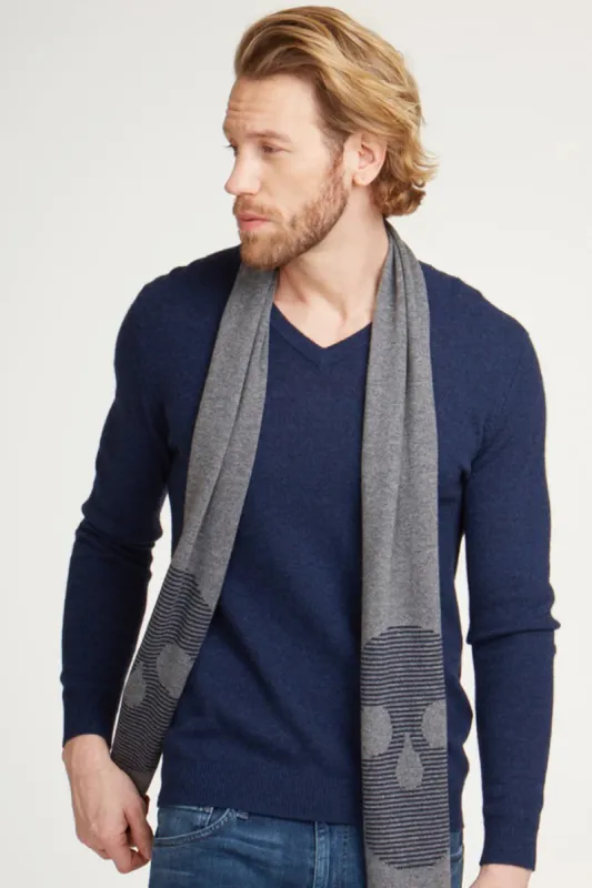 Autumn Cashmere V-Neck Sweater  R50063 Midnight Blue sold by J&Z Couture