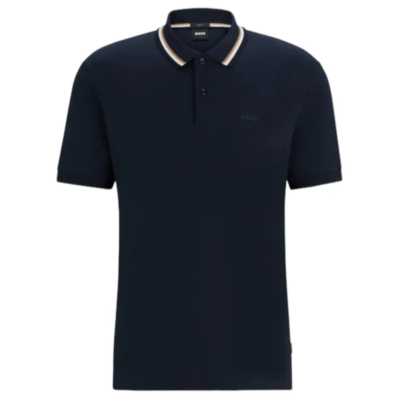 BOSS Penrose Dark Blue Polo 38 50469360 404 sold by J&Z Couture