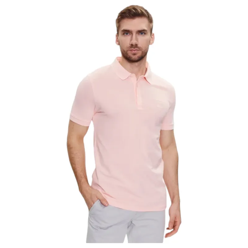 BOSS Men's Slim-Fit Short Sleeve Polo Shirts In Pink 50507699 682 sold by J&Z Couture