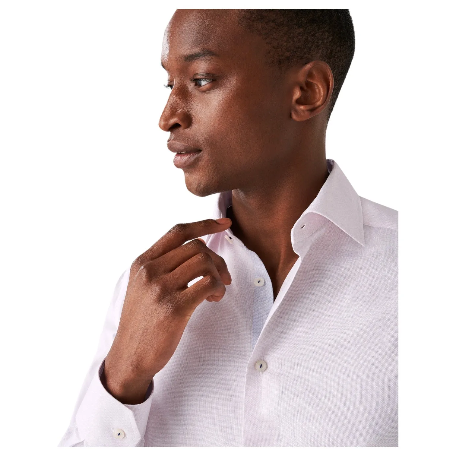 Eton Dobby Pink Shirt In Slim/Contemporary 100010382 51 sold by J&Z Couture product image thumbnail 2