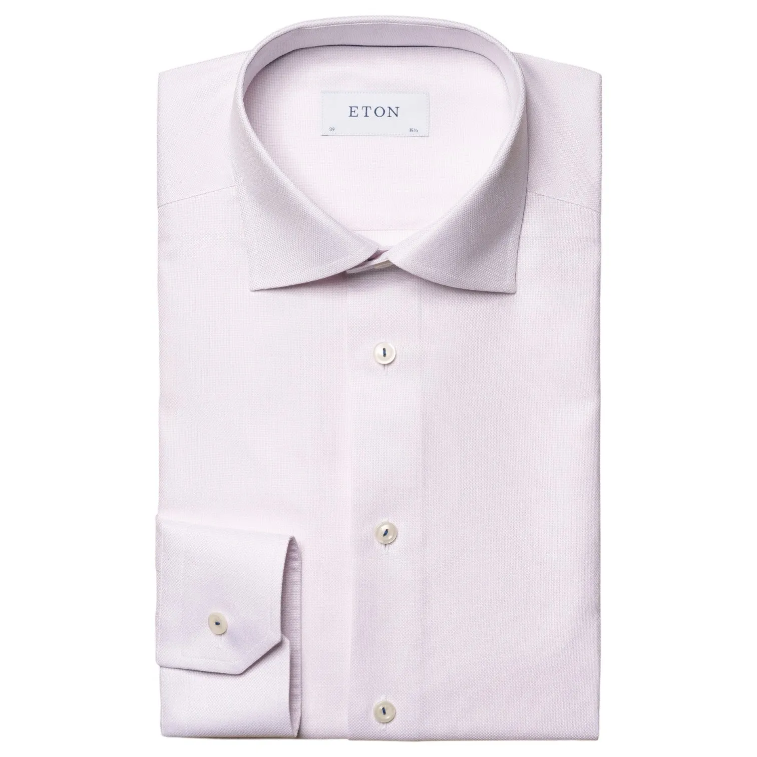 Eton Dobby Pink Shirt In Slim/Contemporary 100010382 51 sold by J&Z Couture