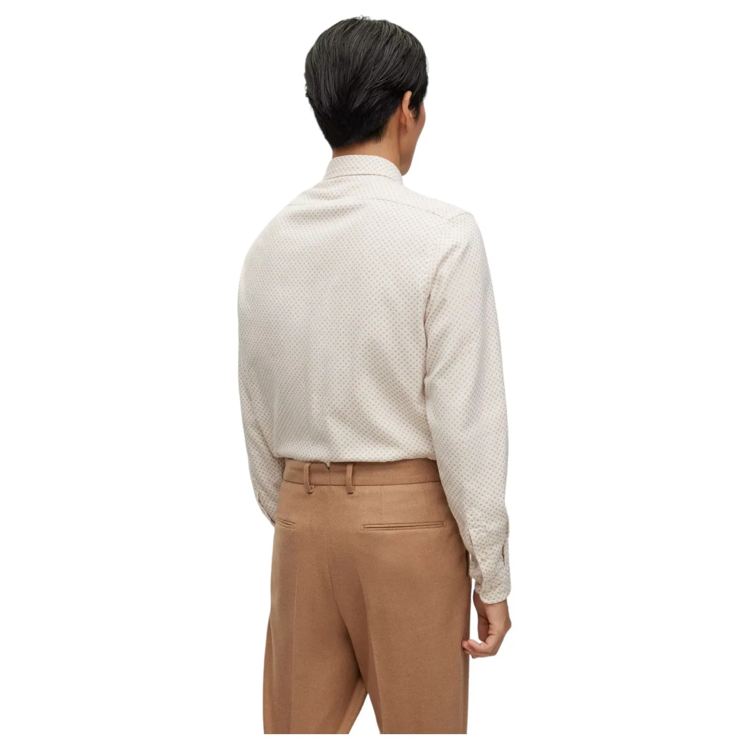 REGULAR-FIT SHIRT IN PRINTED COTTON WITH SPREAD COLLAR 50503033-260 sold by J&Z Couture product image thumbnail 4