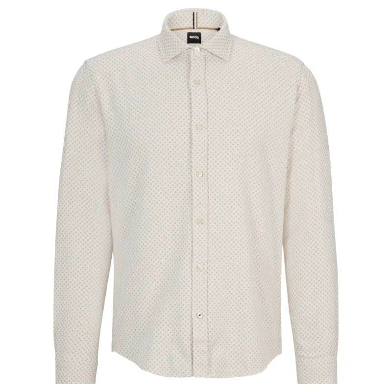 REGULAR-FIT SHIRT IN PRINTED COTTON WITH SPREAD COLLAR 50503033-260 sold by J&Z Couture