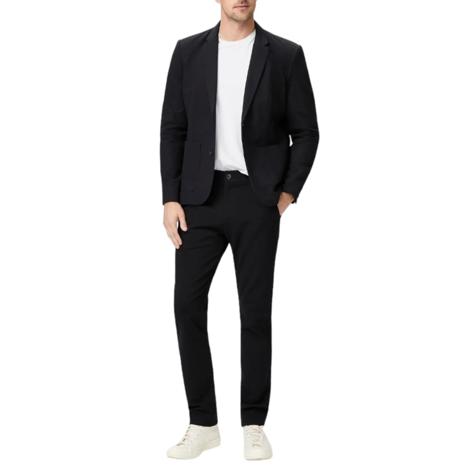 PAIGE Stafford Trouser In Black M807374-W1086 sold by J&Z Couture product image thumbnail 4